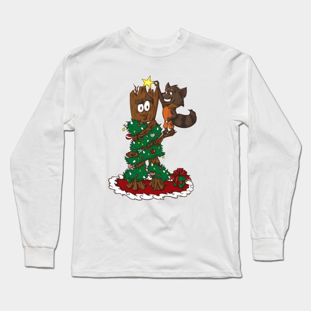 Not your typical Christmas Tree Long Sleeve T-Shirt by FrankSansone